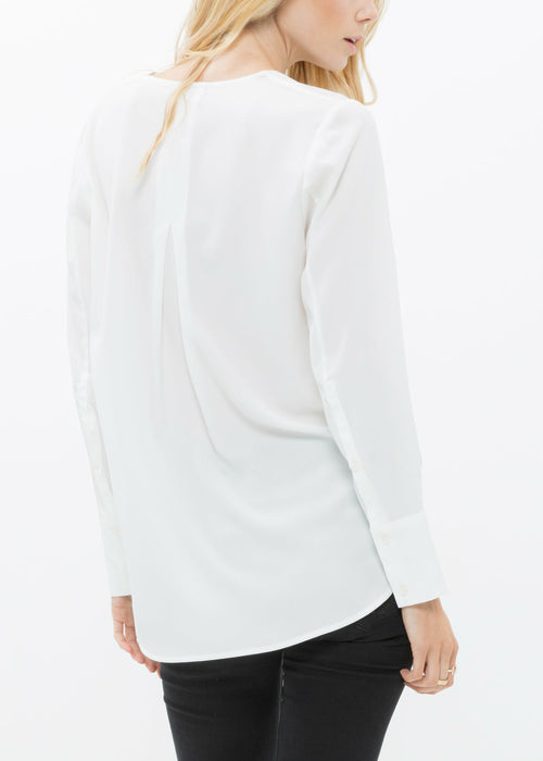 Women's V-neck Basic Blouse